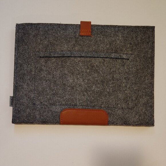 Parblo Clutch Tablet Case 10” X 7.5” Grey Felt Travel Protector Pad - Picture 2 of 4